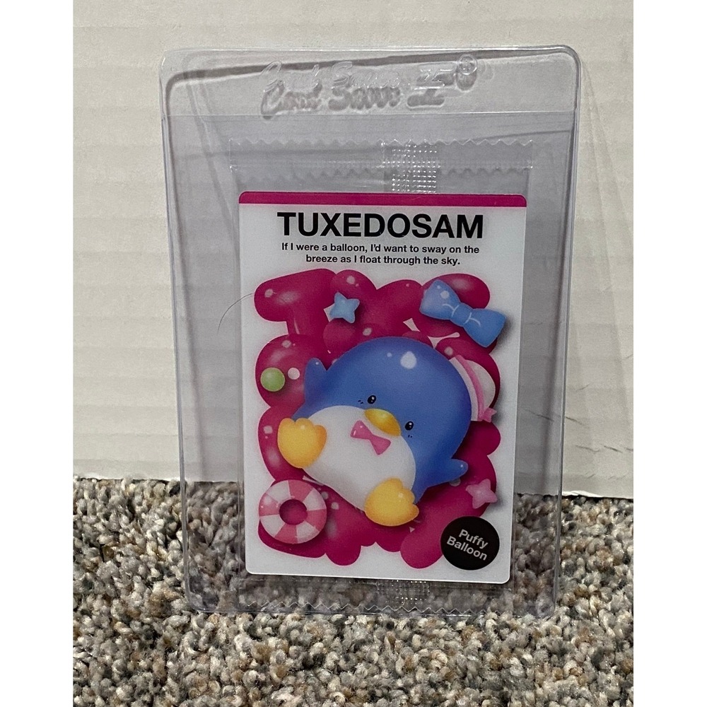 Sanrio Tuxedosam Puffy Balloon Trading Card Bandai No 10 Pink Blue 2025 NEW